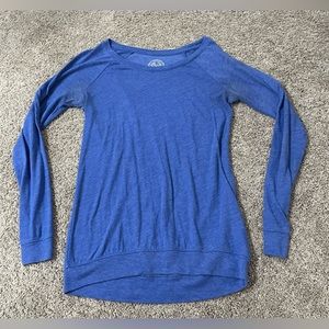 Blue long sleeve shirt size small